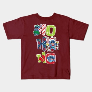 Ho Ho Ho Stitch Kids T-Shirt